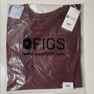 Figs Ribbed Longsleeve Underscrub - Large